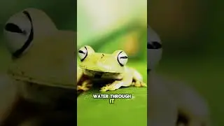 Frogs' Unique Skin: Breathing and Drinking Organ 🐸💧 #animalfacts #biology