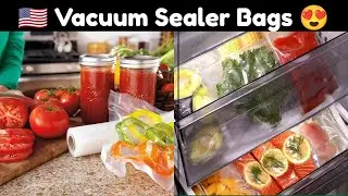 Compatible Vacuum Sealer Bags,5 Count Multipack for Food Storage.Amazon Finds Kitchen gadgets USA 🇺🇸