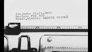 Resnik Primož - Fix you (cover)