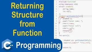 #58 Returning Structure From Function in C++