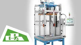 Servo pressa forza 100 kN, montaggio e prove – Servo press force 100 kN, assembling and testing