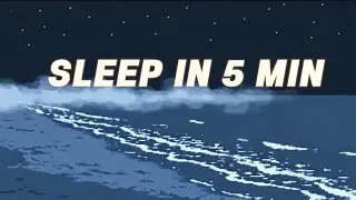 Ocean Waves Sounds & Sleep Story | The Secret Night Beach (Deep Sleep For Adults)