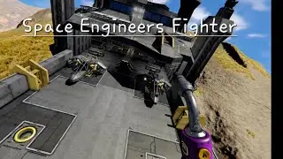 Space Engineers Small grid ai fighter build.