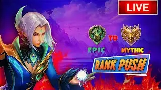 NEW SEASON EPIC TO MYTHIC  RANK PUSH MOBILE LEGENDS CYBER ASSASSIN 🔥