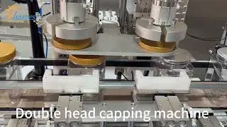 Automatic Bottle Capping Machine ,Double Head Capper Machine , Screw Capping Machine for Jar