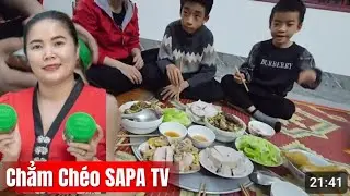 MUKBANG G&Agrave; TRỐNG CHẨM CH&Eacute;O SAPA TV I N&Uacute;I ĐỒI LỤC NGẠN