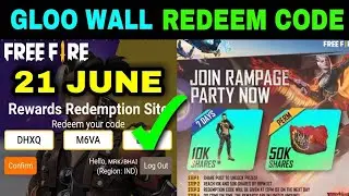 GLOO WALL SKIN AND BUNDLE REDEEM CODE FREE FIRE | FREE FIRE GLOO WALL REDEEM CODE |TODAY REDEEM CODE