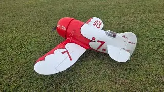 E-flite Gee Bee R-2 Racer 1.0m: Fun Flights 2/1/2026, On Grass 
