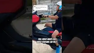 TUTORIAL WHEELIE PAKE MATIC YAMAHA NMAX 155 #freestyle #wheelie #shorts #nmax155