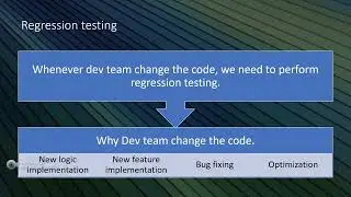 Difference between Regression and retesting