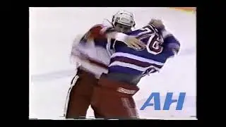 NHL Dec. 17, 1993 Detroit Red Wings v New York Rangers (melee) Bob Probert v Joey Kocur