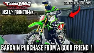 Я заплатил ВСЕГО 400 долларов за этот Losi Pro Moto MX! Распаковка + первые впечатления