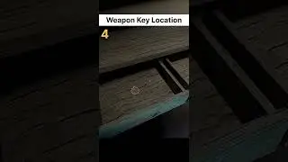 Granny3 Weapon Key Location || Granny me Weapon key kaha milta hai #shorts #granny #viral #horror