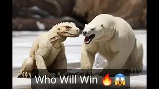Polar Bear Vs Komodo Dragon - Clash of The Titans!!