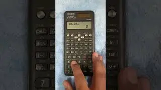 Convert Decimal Degrees to DMS using a Scientific Calculator | Steps #scientificcalculator #991ms