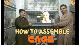 HOW TO ASSEMBLE CAGE 🥰🥰🥰