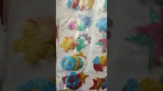 new glitter paper stickers #theartsygirl #youtubeshorts #shortvideo #