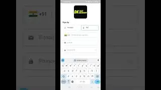 DK FAST DELIVERY App - Easy Sign-Up Tutorial for Quick Food Ordering.