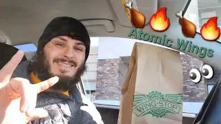 I tried Wing Stop's Atomic Wings 👀 Spice Test Analysis 🔥