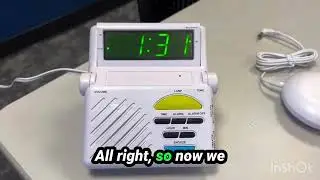 Sonic Boom Alarm Clock