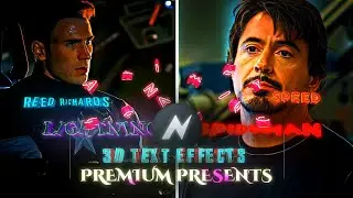 PREMIUM 3D TEXT EFFECTS | NODE VIDEO | FREE 3D TEXT PACK | AYUSH EDXTS