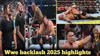 *Harami Champion🤣* John Cena Vs Randy Orton In WWE backlash 2025 highlights .