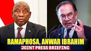 LIVE: South African President Ramaphosa, Malaysian PM Anwar Ibrahim joint press briefing | ASEAN