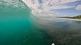 One Clean Barrel at Uluwatu Racetrack | Low Tide, High Reward