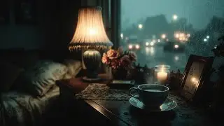 Уютный Джаз Дождливой Ночи для Учебы и Фокуса ~ Расслабляющая Атмосферная Музыка для Сна и Работы