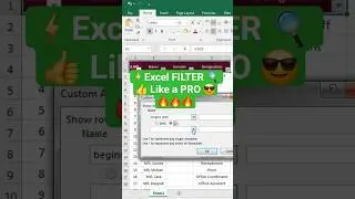 🔍 Advanced Filter Trick in Excel 😱🔥🔥 #exceltips #exceltricks #dataanalysis #techshorts