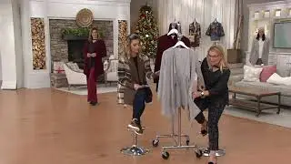 Isaac Mizrahi Live! 2-Ply Cashmere Open Front Fringe Cardigan on QVC