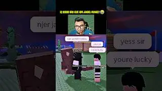 Bro IQ 999999999 Give him Jandel Monkey At Grow a Garden But ...