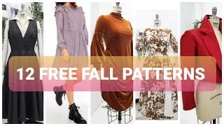 Easy free sewing patterns for fall | Save money on sewing patterns