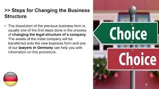 Change Your Business Structure in Germany