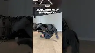 Raw practicing bboy Intact // mastering hand threads and grabs
