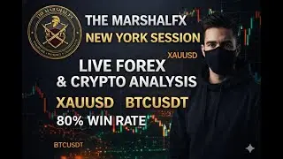 FOREX LIVE ANALYSIS Day 3 | XAUUSD & BTCUSDT | NEYWORK SESSION | MARSHALFX (WIN)