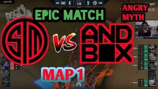 Coach MYTH Reacts to  TSM  Vs  ANDBOX !!  MAP 1 !! VCT Challengers *SAD* MYTH