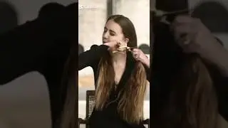 Long Hair lady headshave #headshave #bald beauty #headshave series #baldlook