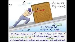 Introduction to Work in Physics | Cartesian vs Polar Coordinates Example + Work&ndash;Energy Theorem
