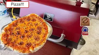 Pizza on a Pellet Smoker- Grill! / Z-Grills 10502B Smoke Beast Pellet Smoker-Grill! / Awesome!