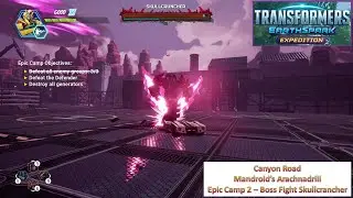 [*/\*] Transformers EarthSpark Expedition - Mandroid's Arachnadrill - Epic Camp 2-Boss Skullcruncher
