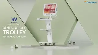 Intraoral Camera Trolley for Dental Clinic | Waldent Heavy-Duty Utility Trolley for Intraoral Camera