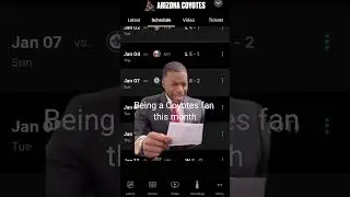 #arizonacoyotes #shortsvideo #nhl #hockeyfans #viralvideo #funny #meme