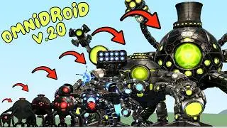 Complete Evolution Of Omnidroid V.x1 To V.x20 In Garry's Mod