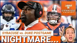 REACTION: Syracuse Football Suffers NIGHTMARE LOSS to Duke | Can Fran Brown RECOVER from this?