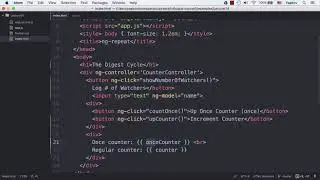 Lecture 14, Part 3: Digest Cycle - Single Page Web Applications with AngularJS
