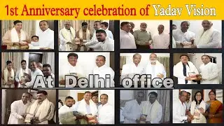 Yadav Vision Media 1st Anniversary celebrations at Delhi (NCR) office @yadav vision