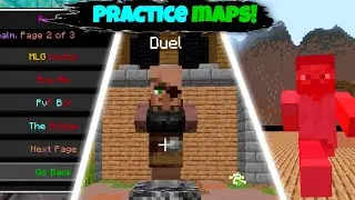Top 3 Best PVP Practice Maps for Minecraft Pe || Minecraft PVP Practice Maps 1.21 ! PvP Bot In Pe