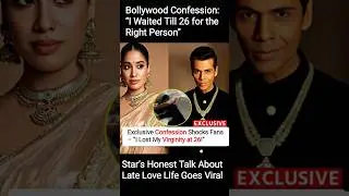 Not scandal, just truth &mdash; a celebrity speaks from the heart and fans can&rsquo;t stop talking about it.