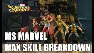Ms Marvel Max Skill Breakdown - Marvel Strike Force